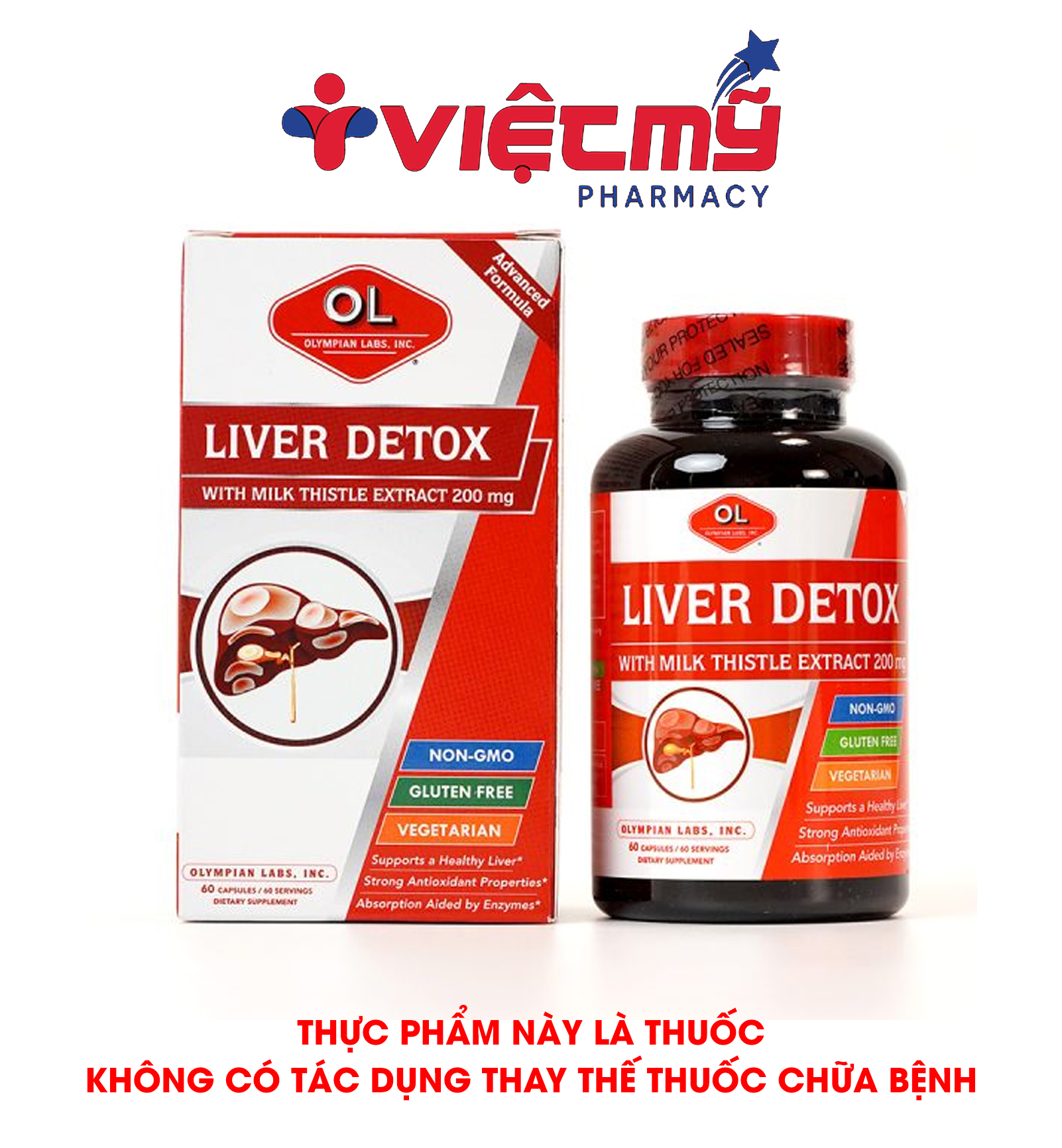 Liver Detox Mỹ - Giải độc và tăng cường chức năng gan