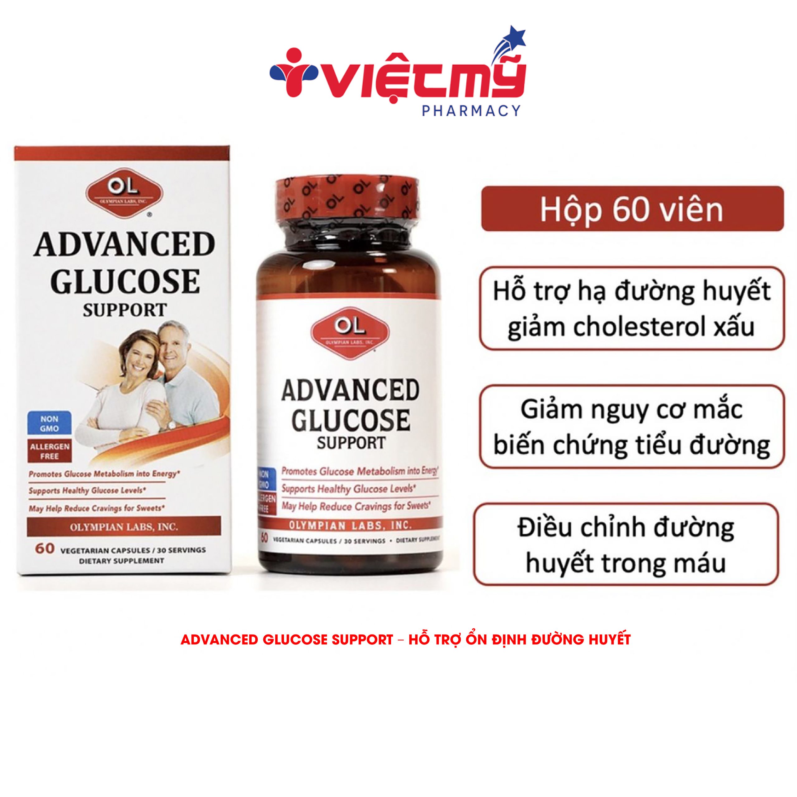 Viên uống Advanced Glucose Support