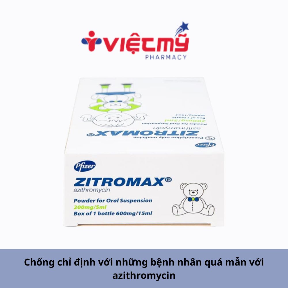 Zithromax được dung nạp tốt với tỷ lệ gặp phải tác dụng không mong muốn thấp