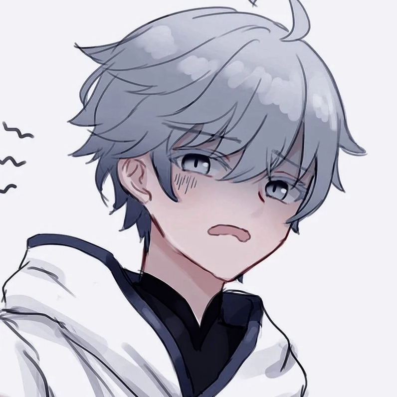 Avatar anime nam ngầu với phong cách thời trang đường phố, mái tóc đen và chiếc tai nghe sành điệu.