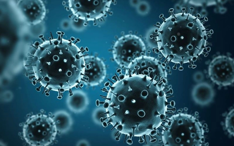 Hình ảnh mô phỏng virus Adeno là nguyên nhân hàng đầu gây ra dịch đau mắt đỏ