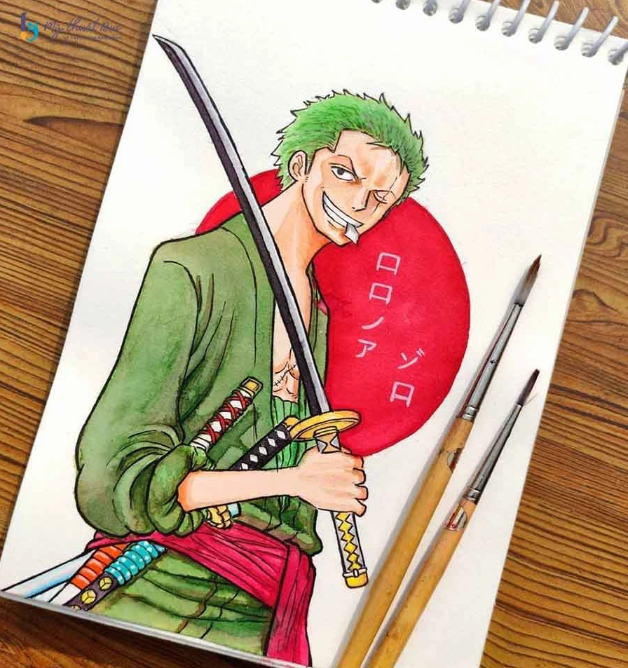 Tranh vẽ anime nam đơn giản với nhân vật tóc trắng đeo tai nghe, phong thái điềm tĩnh và có chút gì đó cô độc.