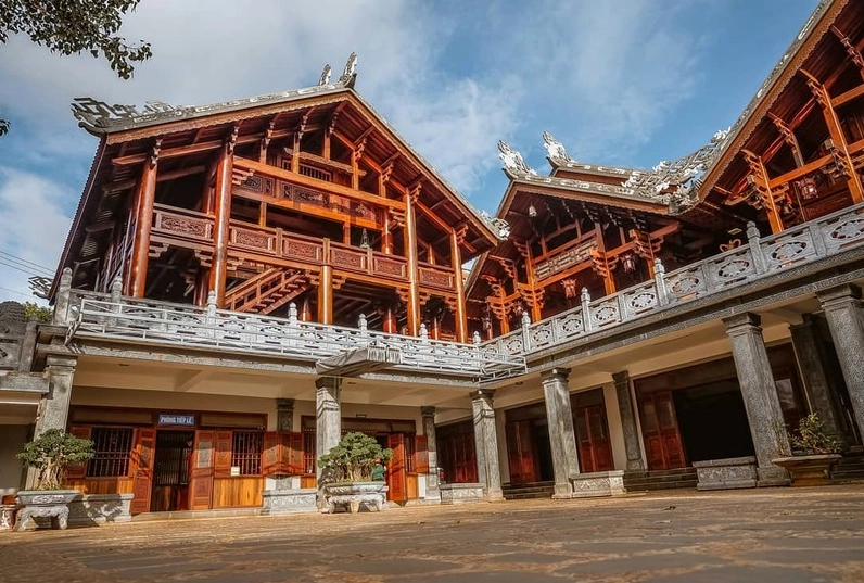 Chùa Sắc Tứ Khải Đoan với kiến trúc độc đáo