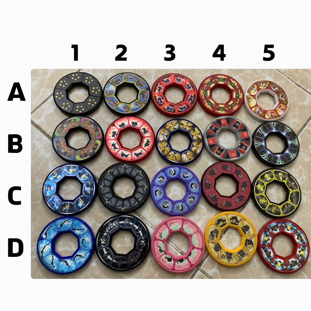 Đĩa xoay DX Secret Disk của Samurai Sentai Shinkenger.
