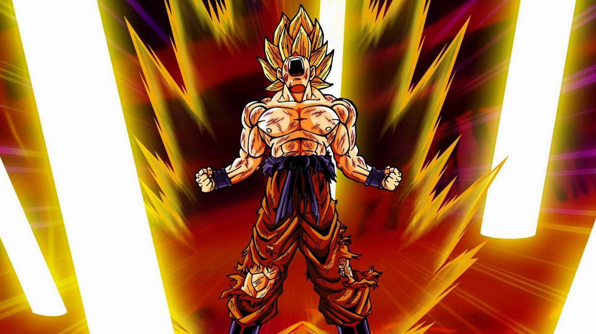 Hình ảnh Songoku ngầu nhất với phong thái tự tin và điềm tĩnh.
