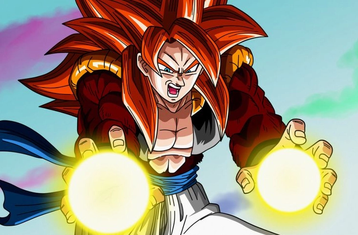Hình nền Goku cấp 1000 cực kỳ bá đạo với ánh mắt sắc lẹm và khí thế áp đảo.