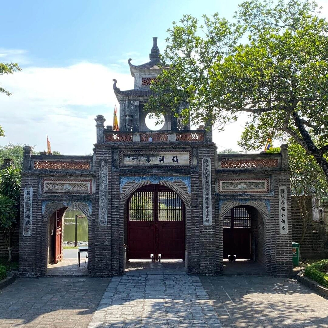 Không gian xanh mát bao quanh di tích Thành Cổ Loa