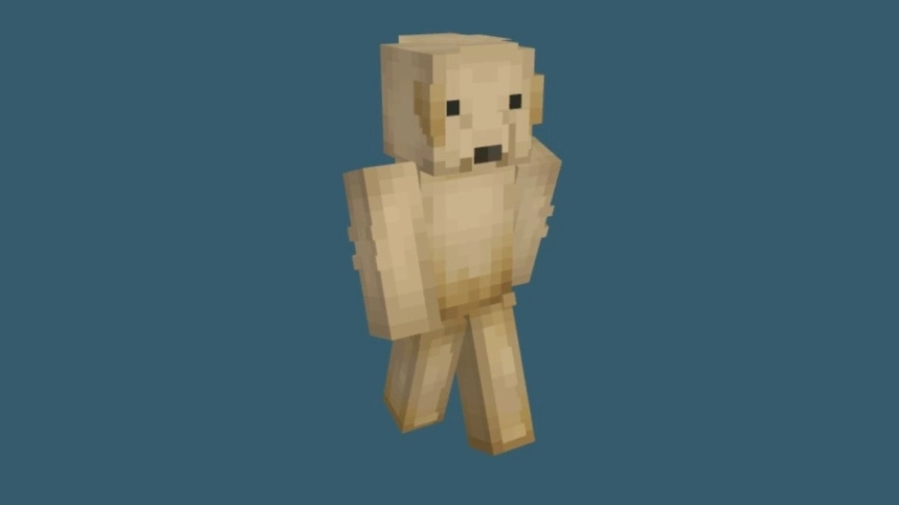 Meme skin Minecraft với phong cách troll
