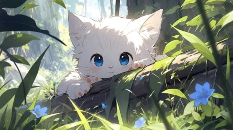Một cô gái anime đang chìm vào giấc ngủ yên bình trên giường
