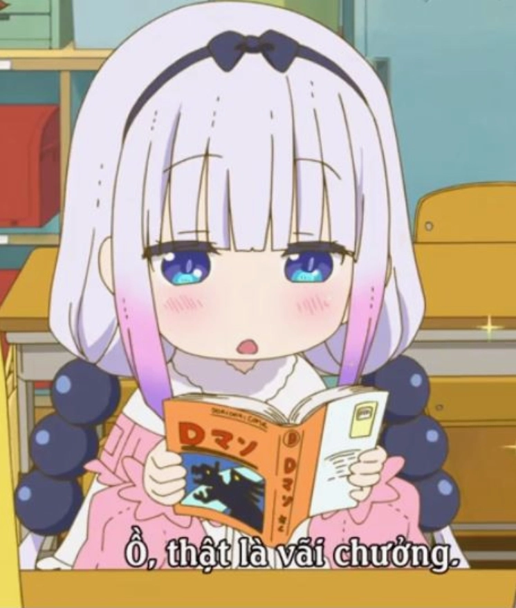Một meme anime với chú thích ngắn gọn, thể hiện sự hài hước tinh tế.