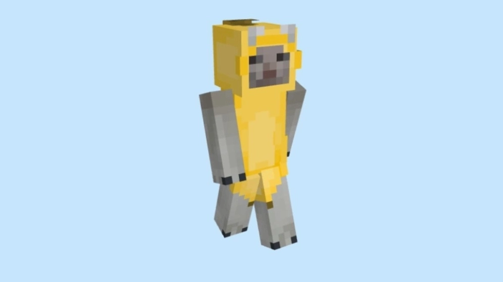 Skin Minecraft meme với tạo hình hài hước