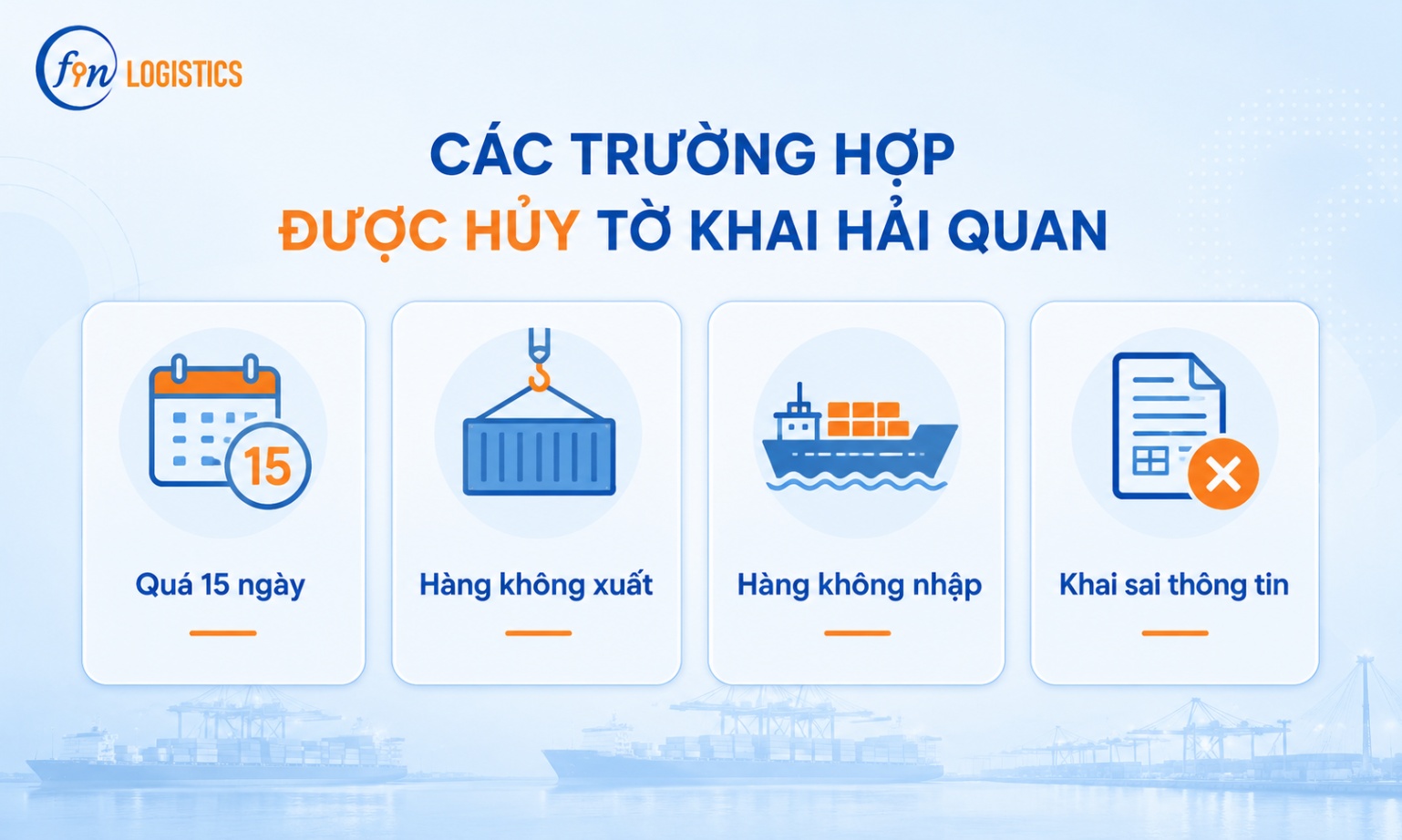 Hướng Dẫn Quy Trình Hủy Tờ Khai Hải Quan Mới Nhất