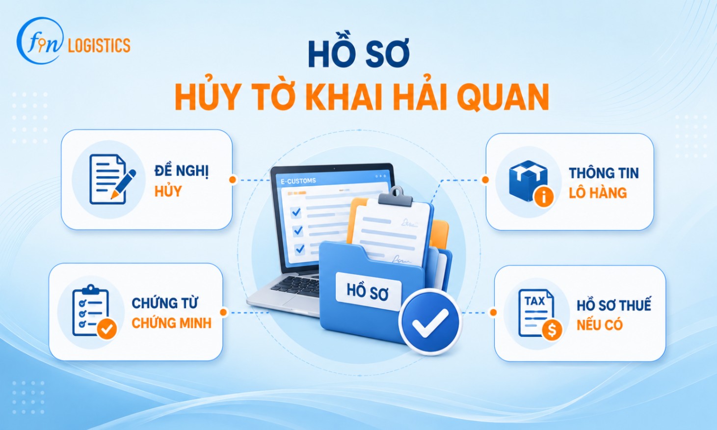Hồ sơ hủy tờ khai hải quan gồm những gì?